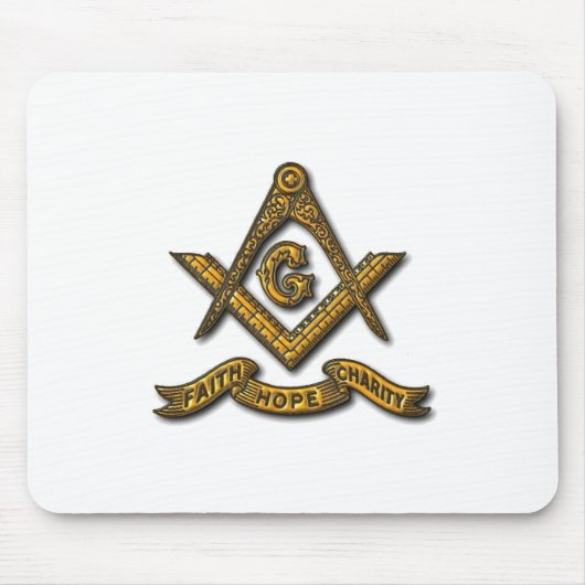 Masonic Faith Hope and Charity Mouse Pad Mousepad (Vorne)