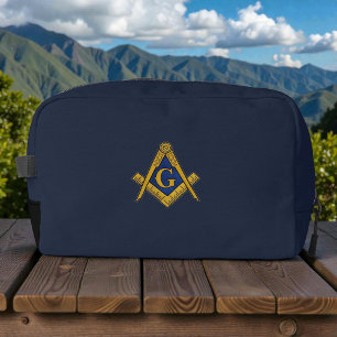 Masonic Freemasons Mauerwerk Oes Square und Compas Waschbeutel