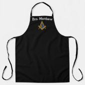 Masonic Freemasons Mauerwerk Platz und Kompass Schürze (Vorderseite)