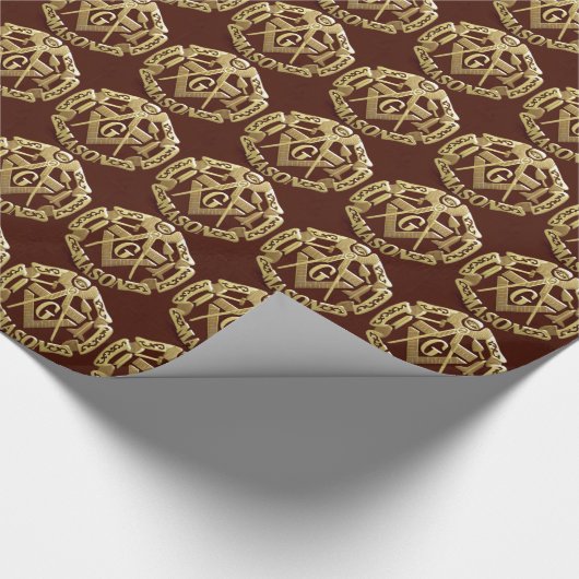 Masonic Geschenkpapier (Ecke)