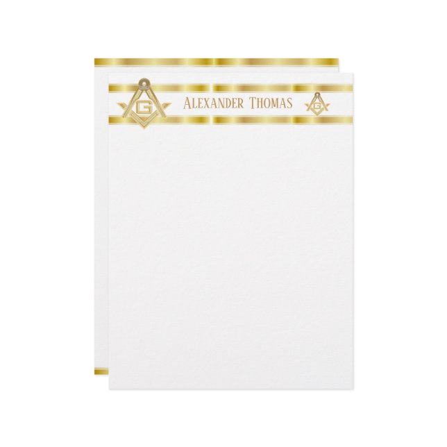 Masonic Golden Rush (Vorderseite/Rückseite Beispiel)