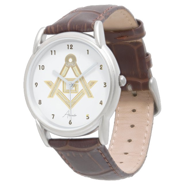 Masonic Golden Rush Armbanduhr (Schrägansicht)