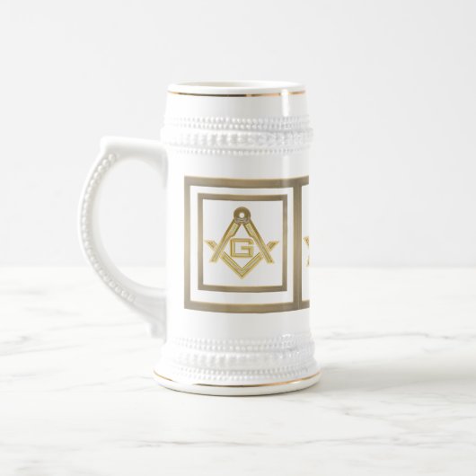 Masonic Golden Rush Bierglas (Links)