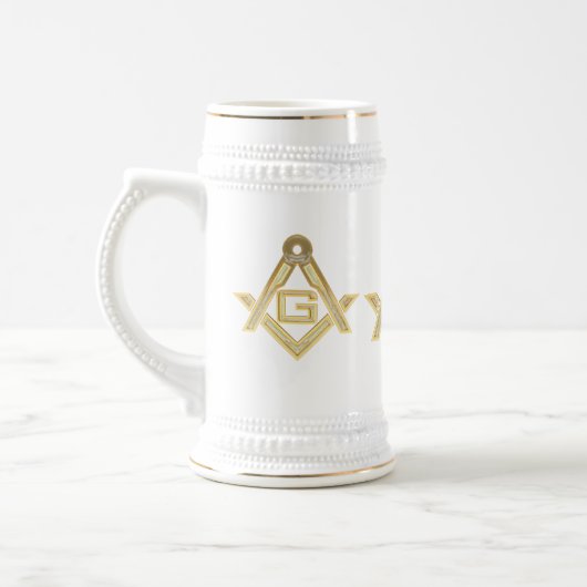 Masonic Golden Rush Bierglas (Links)