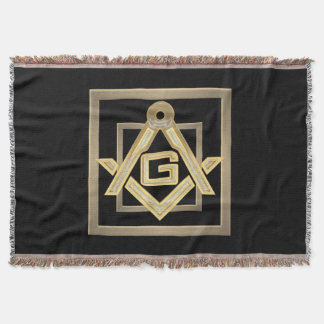 Masonic Golden Rush Decke