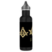Masonic Golden Rush Edelstahlflasche (Links)
