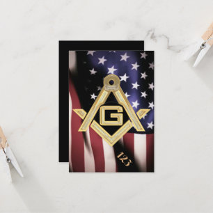 Masonic Golden Rush Einladung