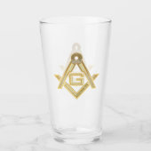 Masonic Golden Rush Glas (Vorderseite)