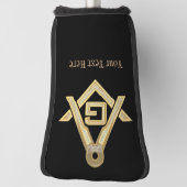 Masonic Golden Rush Golf Headcover (Rotieren 90)