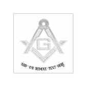 Masonic Golden Rush Gummistempel (Prägung)