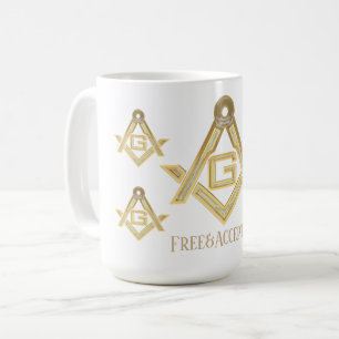 Masonic Golden Rush Kaffeetasse