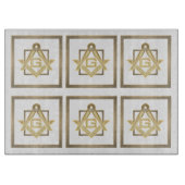 Masonic Golden Rush Schneidebrett (Vorderseite)