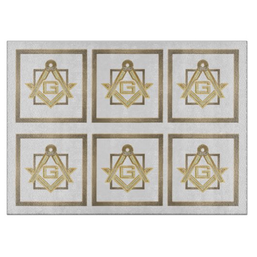 Masonic Golden Rush Schneidebrett (Vorderseite)