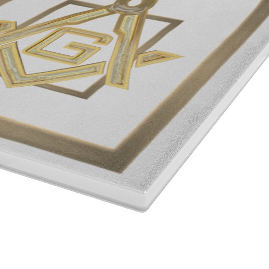 Masonic Golden Rush Schneidebrett (Ecke)