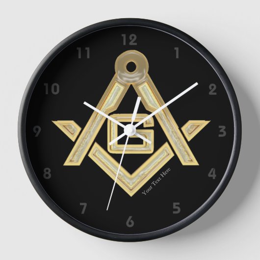 Masonic Golden Rush Uhr (Vorderseite)