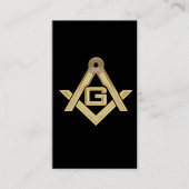 Masonic Golden Rush Visitenkarte (Vorderseite)