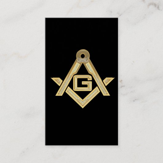 Masonic Golden Rush Visitenkarte (Vorderseite)