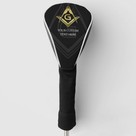 Masonic Golf Club Covers | Geeignete Freimaurerges Headcover (Vorderseite)
