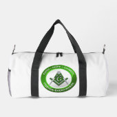 Masonic Gym Bag Green Duffle Bag (Rückseite)