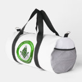 Masonic Gym Bag Green Duffle Bag (Rechte Ecke)