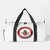 Masonic Gym Bag Red Duffle Bag (Rückseite)
