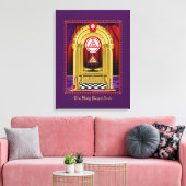 Masonic Holy Royal Arch mit Werkzeugen Leinwanddruck (Insitu (Wohnzimmer))
