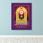 Masonic Holy Royal Arch mit Werkzeugen Leinwanddruck (Insitu (Holzboden))