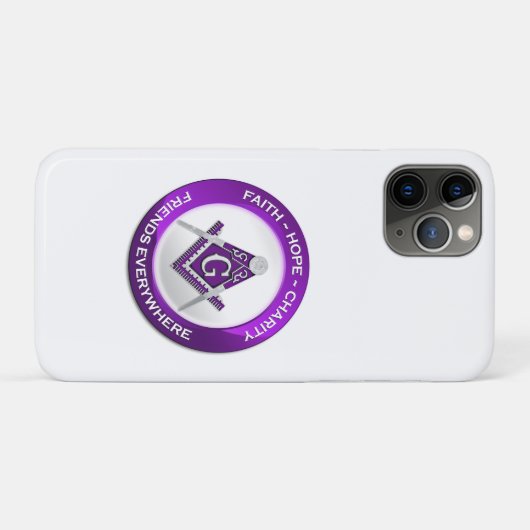 Masonic iPhone/iPad Case (Rückseite (Horizontal))