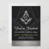Masonic Jährliche Einladung von Offizieren (Vorderseite)