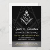 Masonic Jährliche Einladung von Offizieren (Vorne/Hinten)