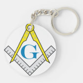 Masonic Key Chain Schlüsselanhänger (Rückseite)