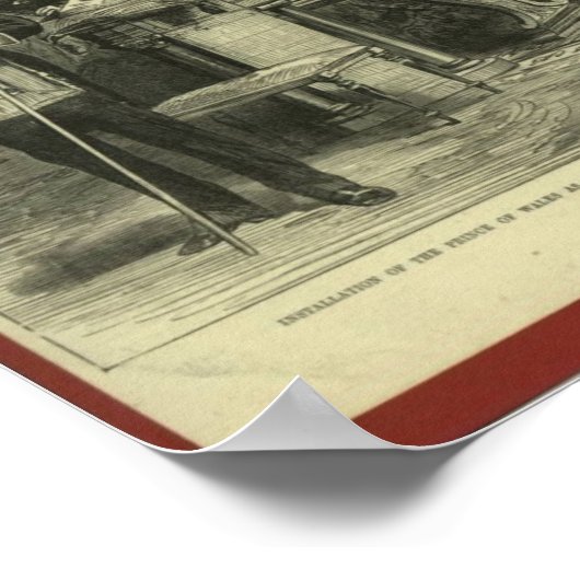 Masonic Lodge 1875 Poster (Ecke)