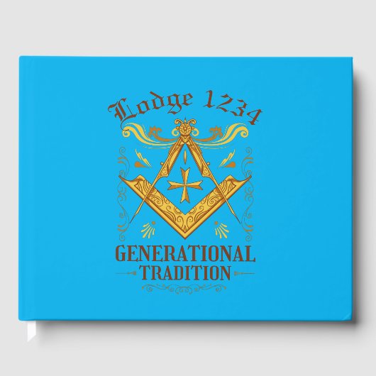 Masonic Lodge Behaltend Tradition Gästebuch (Vorderseite)