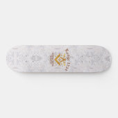 Masonic Lodge Behaltend Tradition Skateboard (Horizontal)
