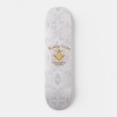 Masonic Lodge Behaltend Tradition Skateboard (Vorderseite)