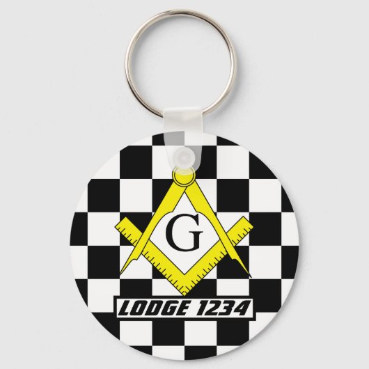Masonic Lodge Schlüsselanhänger (Vorderseite)
