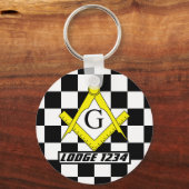Masonic Lodge Schlüsselanhänger (Vorderseite)