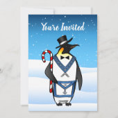 Masonic Lodge Weihnachts-Party Einladungen (Vorderseite)