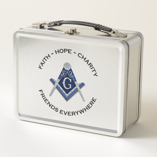 Masonic Lunchbox Blue Clean (Vorderseite)