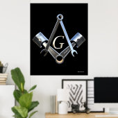 Masonic Mechanic Poster (Heimbüro)