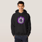 Masonic Men's Hoodie Purple (Vorne ganz)