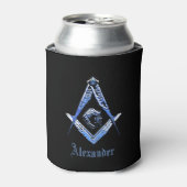 Masonic Minds (blau) Dosenkühler (Kanne Vorderseite)