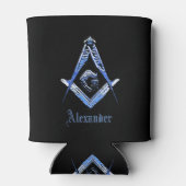 Masonic Minds (blau) Dosenkühler (Rückseite)