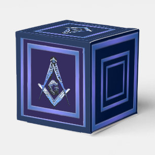 Masonic Minds (blau) Geschenkschachtel