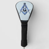 Masonic Minds (blau) Golf Headcover (Vorderseite)