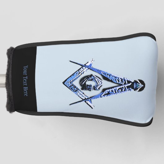 Masonic Minds (BLAU) Golf Headcover (Vorderseite)