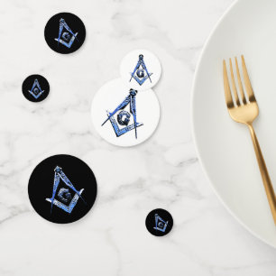 Masonic Minds (blau) Konfetti