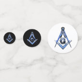 Masonic Minds (blau) Konfetti (Vorderseiten)