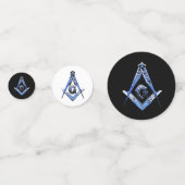 Masonic Minds (blau) Konfetti (Rückseiten)