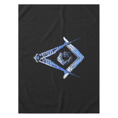 Masonic Minds (blau) Tischdecke (Vorderseite)